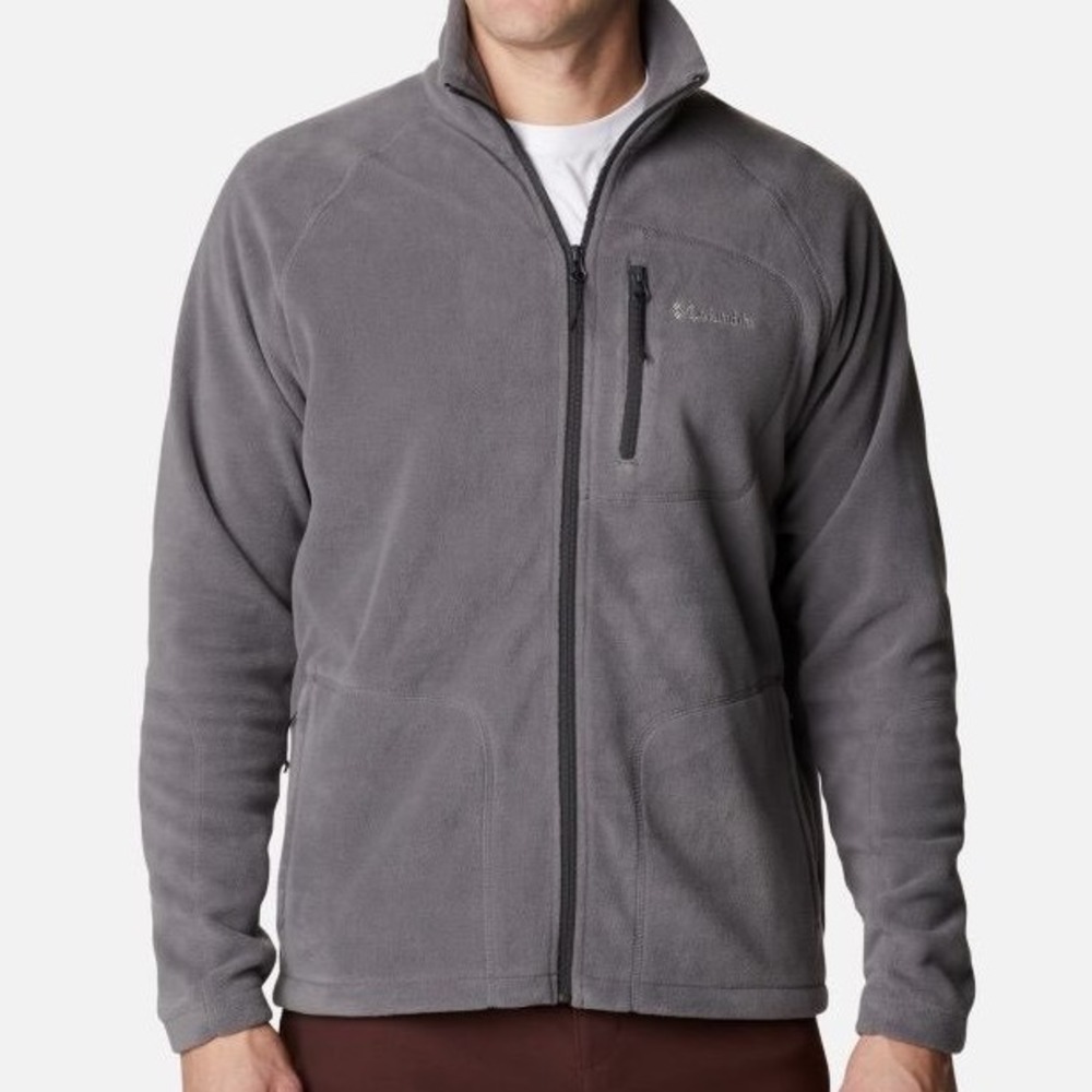 Columbia Men's Fast Trek II Full Zip Fleece‎ Size XXL City Gray